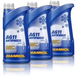 MANNOL 3x 1 L Antifreeze AG11 Longterm Kühlerfrostschutzmittel MN4111-1 -Autoteile Geschäft 3857447