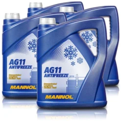 MANNOL 4x 5 L Antifreeze AG11 Longterm Kühlerfrostschutzmittel MN4111-5 -Autoteile Geschäft 3857453