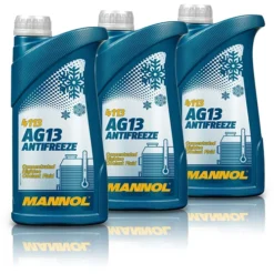 MANNOL 3x 1 L Antifreeze AG13 Hightec Kühlerfrostschutzmittel MN4113-1 -Autoteile Geschäft 3857473