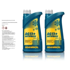MANNOL 2x 1 L Antifreeze AG13+ Advanced Kühlerfrostschutzmittel MN4114-1