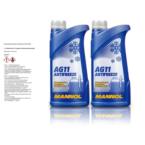 MANNOL 2x 1 L Antifreeze AG11 Longterm Kühlerfrostschutzmittel MN4111-1 3 MANNOL 2x 1 L Antifreeze AG11 Longterm Kühlerfrostschutzmittel MN4111-1
