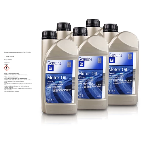 OPEL 5x 1 L 5W-30 Dexos2 OP93165554 3 OPEL 5x 1 L 5W-30 Dexos2 OP93165554
