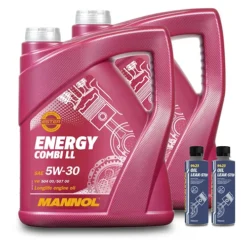 MANNOL 2x 5 L Energy Combi LL 5W-30+2x 250 Ml Oil Leak Stop 40643288 9 MANNOL 2x 5 L Energy Combi LL 5W-30+2x 250 Ml Oil Leak Stop 40643288 -Autoteile Geschäft 3906879