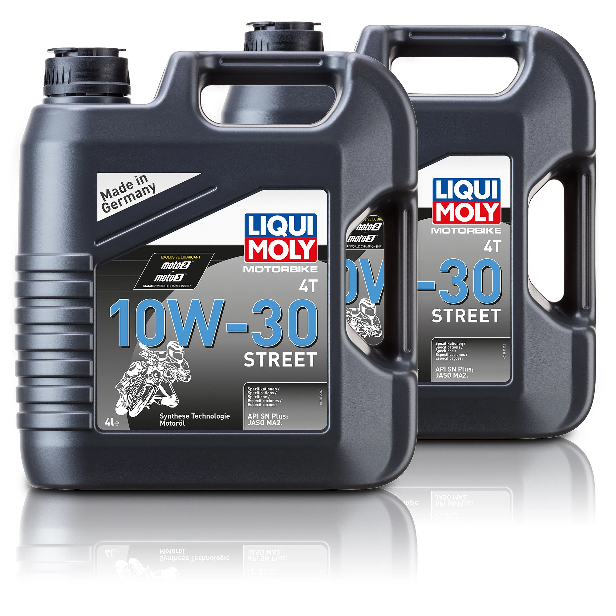 LIQUI MOLY 2x 4 L Motorbike 4T 10W-30 Street Motoröl 1688 3 LIQUI MOLY 2x 4 L Motorbike 4T 10W-30 Street Motoröl 1688