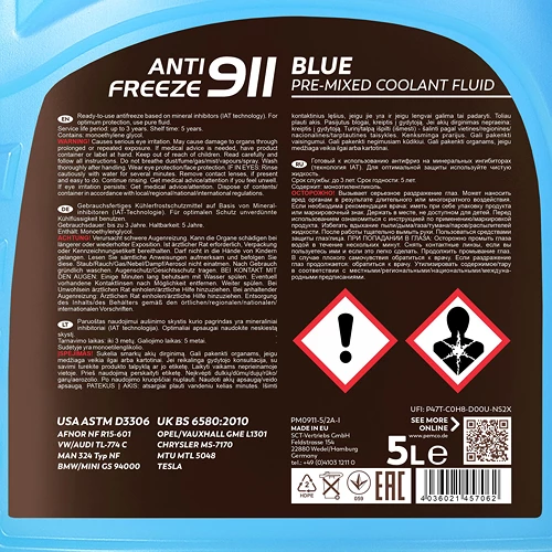 PEMCO 5 L Antifreeze 911 (-40) Kühlerfrostschutz PM0911-5 7 PEMCO 5 L Antifreeze 911 (-40) Kühlerfrostschutz PM0911-5 – Bild 5