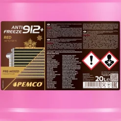 PEMCO 20 L Antifreeze 912+ (-40) Kühlerfrostschutz PM0912-20 -Autoteile Geschäft 3924052