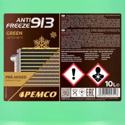 PEMCO 10 L Antifreeze 913 (-40) Kühlerfrostschutz PM0913-10 -Autoteile Geschäft 3924063