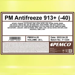 PEMCO 20 L Antifreeze 913+ (-40) Kühlerfrostschutz PM0914-20 7 PEMCO 20 L Antifreeze 913+ (-40) Kühlerfrostschutz PM0914-20 -Autoteile Geschäft 3924071