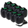 MSA International 8x Benzinkanister 20 L Kunststoff Schwarz UN-geprüft + Trichter 2RO2030.105 -Autoteile Geschäft 3936023