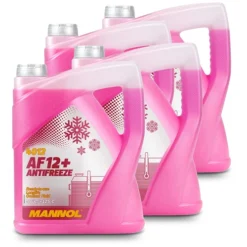 MANNOL 4x 5 L Antifreeze AF12+ (-40) Longlife Kühlerfrostschutzmittel MN4012-5 -Autoteile Geschäft 3947116