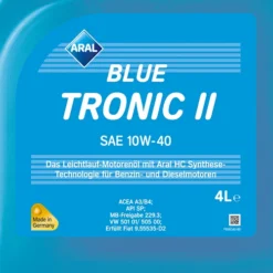 ARAL 6 L BlueTronic II 10W-40 15F075 -Autoteile Geschäft 3951350