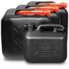 SEDATA 3x Benzinkanister 20L Schwarz UN-geprüft + 5L Benzinkanister 40670850