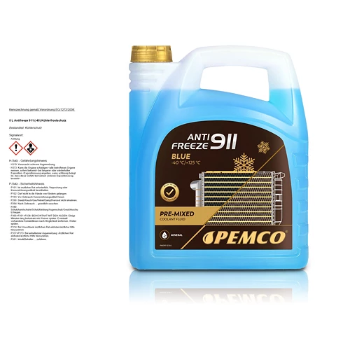 PEMCO 5 L Antifreeze 911 (-40) Kühlerfrostschutz PM0911-5 3 PEMCO 5 L Antifreeze 911 (-40) Kühlerfrostschutz PM0911-5