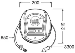 OSRAM Druckluftreifenprüfer/-füller OTIC650 -Autoteile Geschäft 4005922
