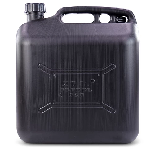 Enva 2x Benzinkanister 20L Kunststoff Schwarz + Trichter 40670322 5 Enva 2x Benzinkanister 20L Kunststoff Schwarz + Trichter 40670322 – Bild 3