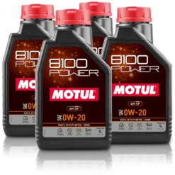 MOTUL 4x 1 L Motoröl 8100 POWER 0W-20 111798