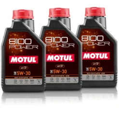 MOTUL 3x 1 L Motoröl 8100 POWER 5W-30 111800