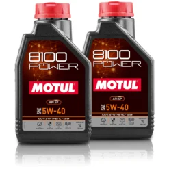 MOTUL 2x 1 L Motoröl 8100 POWER 5W-40 111808