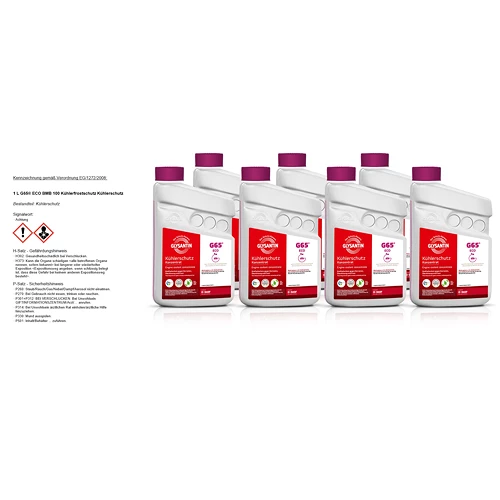 GLYSANTIN 7x 1 L G65® ECO BMB 100 Kühlerfrostschutz Kühlerschutz 50788311 3 GLYSANTIN 7x 1 L G65® ECO BMB 100 Kühlerfrostschutz Kühlerschutz 50788311