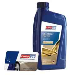 EUROLUB 1 L CLEANTEC SAE 5W/30 + Ölwechsel-Anhänger 349001