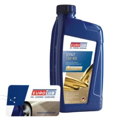 EUROLUB 1 L SYNT SAE 5W/40 + Ölwechsel-Anhänger 316001