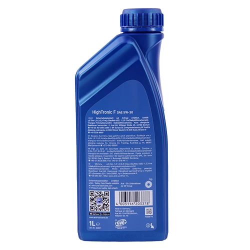 ARAL 3x 1 L HighTronic F 5W-30+ Ölw.-Anhänger+ Trichter 1552A0 5 ARAL 3x 1 L HighTronic F 5W-30+ Ölw.-Anhänger+ Trichter 1552A0 – Bild 3