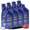 ARAL 8x 1 L SuperTronic E 0W-30 + Ölwechsel-Anhänger 14F802