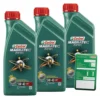 CASTROL 3x 1 L Magnatec Diesel 5W-40 DPF + Ölwechsel-Anhänger 1502B8 -Autoteile Geschäft 86555 1 10821050 jpg