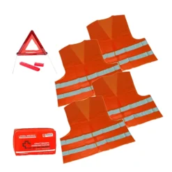 LEINA WERKE Verbandtasche + Warndreieck + 4x Warnweste 10840070