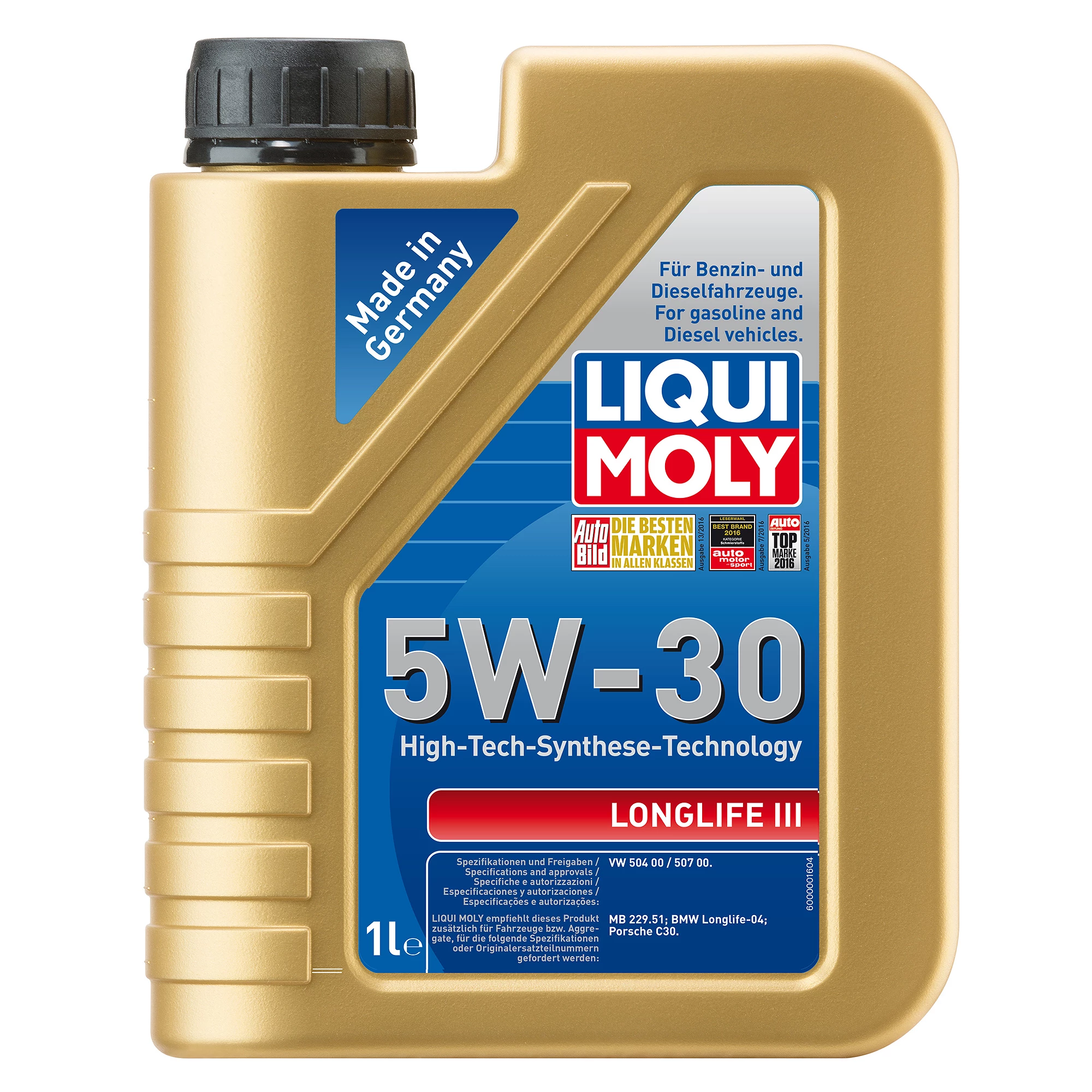 LIQUI MOLY 1 L Longlife III 5W-30 20646 3 LIQUI MOLY 1 L Longlife III 5W-30 20646